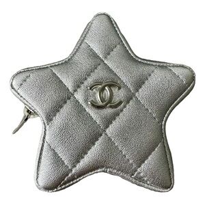 Chanel Small Silver Star Purse